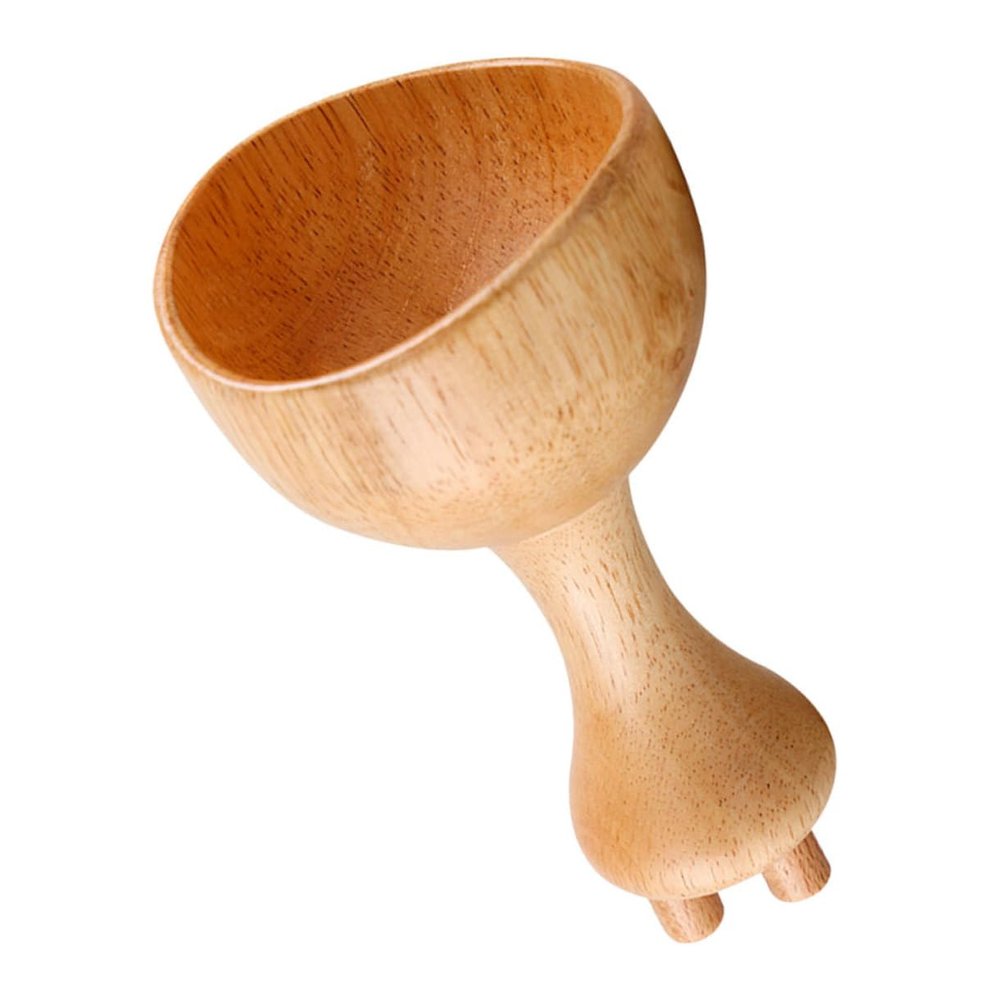 PLAFOPE Ergonomic Wooden Massage Tool Dual-Head Design for Deep Tissue Relief for Shoulders Waist and Thighs Manual Therapy Massager for Relaxation and Muscle Comfort