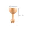 PLAFOPE Ergonomic Wooden Massage Tool Dual-Head Design for Deep Tissue Relief for Shoulders Waist and Thighs Manual Therapy Massager for Relaxation and Muscle Comfort view 2