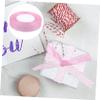 HOUDERCO 2cm Glitter Decorative Ribbon 5pcs 25 Yards for Wrapping Festival Decoration DIY Crafts and Present Ribbon view 4