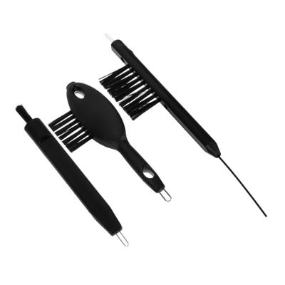 SEWOART 3pcs Hearing Aid Cleaning Kits Portable Tube Brush Comfortable Grip for Hearing Aid Earphone Care