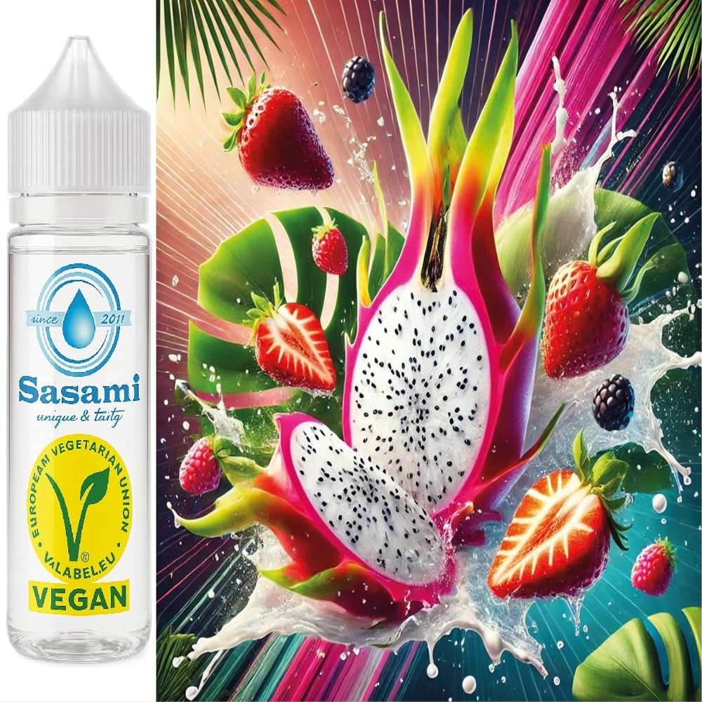 Dragonberry Bliss - Dragonfruit, Strawberry Flavor Concentrate - Vegan - Sasami - 100ml