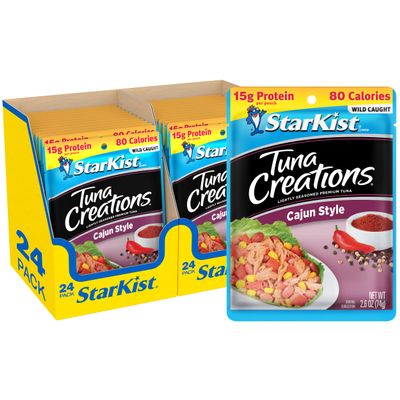 StarKist Tuna Creations Cajun Style, 2.6oz Pouch, 24-Pack