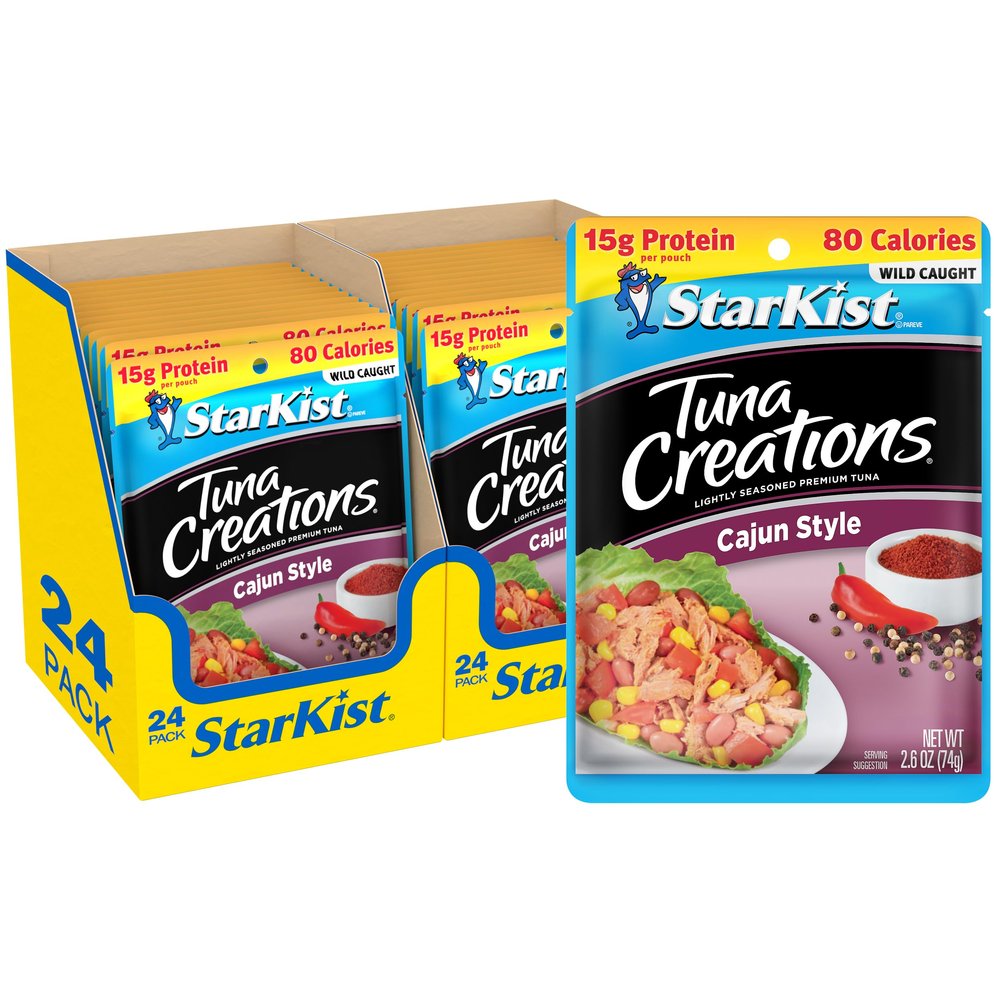 StarKist Tuna Creations Cajun Style, 2.6oz Pouch, 24-Pack