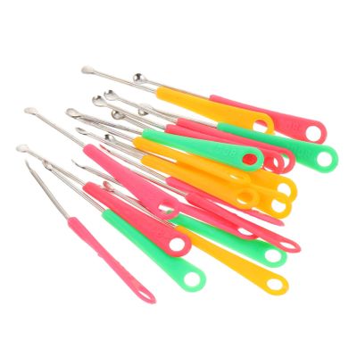 BAZEITFLOW 200pcs Ear Cleaning Sticks Colorful Earwax Removal Tools for Gentle Ear Cleaning Ergonomic Design Safe for Daily Use for Family and Friends