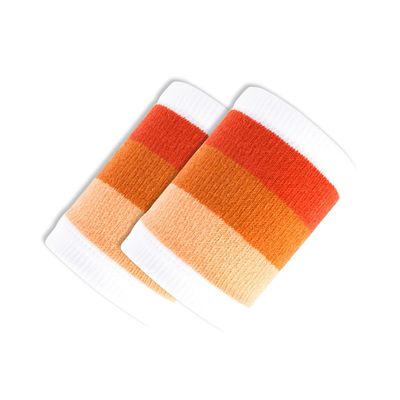 SUPVOX Cotton Wrist Brace for Sports 2 Pairs Sweat Bands for Arms for Tennis Exercise Daily Wear