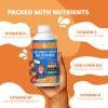 Amore Life Daily Liquid Multivitamin for Kids, High Absorption with Liquid Vitamin A, D, E, B1 and Cod Liver Oil for Kids, Vitamin Supplements, Family Friendly, 16oz, Orange Flavor view 4