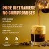 Cafely HaNoi - 100% Robusta Whole Bean Vietnamese Coffee Dark Roast, High Caffeine (Bold & Punchy), Thick Crema, Low Acid, Single Origin, Direct Trade, For Espresso, Phin, French Press, 12 oz view 3