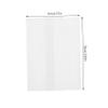 Ciieeo 100pcs Concise Packing Bag Frosted Fresh-keeping Pouch for Snack Fruit Vegetable Storage view 2