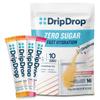DripDrop Sugar Free Hydration Packets - Zero Citrus Variety Pack - Single Serve Electrolytes Powder Drink Mix - Cherry Limeade, Citrus, Orange, Strawberry Lemonade - Non-GMO, Gluten Free - 16 Sticks view 1