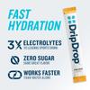 DripDrop Sugar Free Hydration Packets - Zero Citrus Variety Pack - Single Serve Electrolytes Powder Drink Mix - Cherry Limeade, Citrus, Orange, Strawberry Lemonade - Non-GMO, Gluten Free - 16 Sticks view 2
