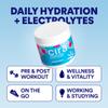 Cira Hydration Powder (45 Servings) - Natural Electrolyte Powder & Drink Mix, Naturally Flavored & Sweetened with Stevia & Himalayan Salt - Raspberry Hibiscus view 2