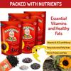 Babkini Semechki Sunflower Seed with Babkini Sticker - Non GMO Seed Packed with Protein& Fiber - Roasted Sunflower Seeds with Resealable Zip Lock Packaging - 4 Pack (500g) view 3