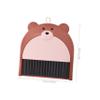 Cabilock Mini Dustpan and Brush Set Bear Broom for Home Office Desk and Girls Efficient Sweep Cleaning view 2