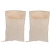 BRIGHTFUFU 2pcs Thick Canvas Ice Bags for Crushed Ice Bar Reusable Cold Packs for Lunch Box for Boys and Girls view 1
