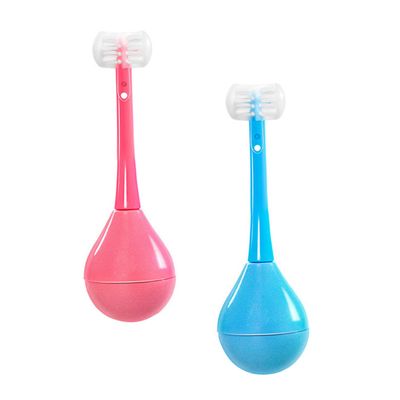 ORFOFE 2pcs Supple Bristles Boy Girl's Toothbrush Pack Tooth Brush Boys and Girls Useful Toothbrush for Oral Hygiene