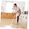 FOYTOKI Retractable Household Dust Mop for Efficient Floor Cleaning Durable Design with Easy Absorption for Hardwood Tile and Surfaces Space-Saving Detachable Storage view 3