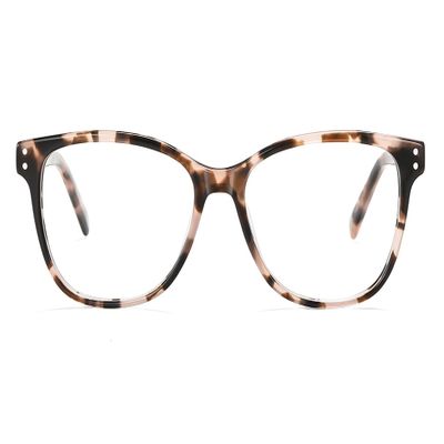 WARKAY Blue Light Blocking Reading Glasses for Women Acetate Frame Metal Spring Hinges Readers for Women 1.00 Power