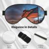 Native Hawaiian Flag Eye Mask for Sleeping, Sleeping Mask Blocking Out Light Perfectly for Women and Men, Soft and Comfortable Blindfold for Travelling view 4