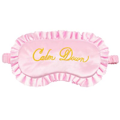 Calm Down Sleep Mask Pink Singer Merch Blindfold Eye Mask Travel Mask Eyeshade for Sleep Over Slumber Pajama Party Supplies Birthday Easter Gifts for Boys Girls Men Women