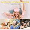 Calm Down Sleep Mask Pink Singer Merch Blindfold Eye Mask Travel Mask Eyeshade for Sleep Over Slumber Pajama Party Supplies Birthday Easter Gifts for Boys Girls Men Women view 4
