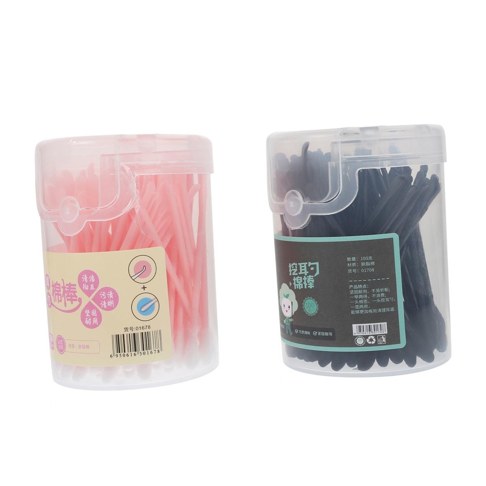 200pcs Dual- Cotton Swabs for Ear Cleaning Ear Tools for and Makeup Safe Non- Handle for Personal Care and Family Use Style