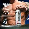 Liquid Pump - Glycerol and Arginine Nitrates for optimized pump pre-workout liquid caffeine free non stim pre-workout for energy and performance and nictic oxide booster | Blue Raspberry flavor view 2