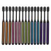 Healeved 15pcs Supple Tooth Oral Cleaning Brush Household Toothbrushes Wear-Resistant Ergonomic Design Portable Travel Toothbrush view 1