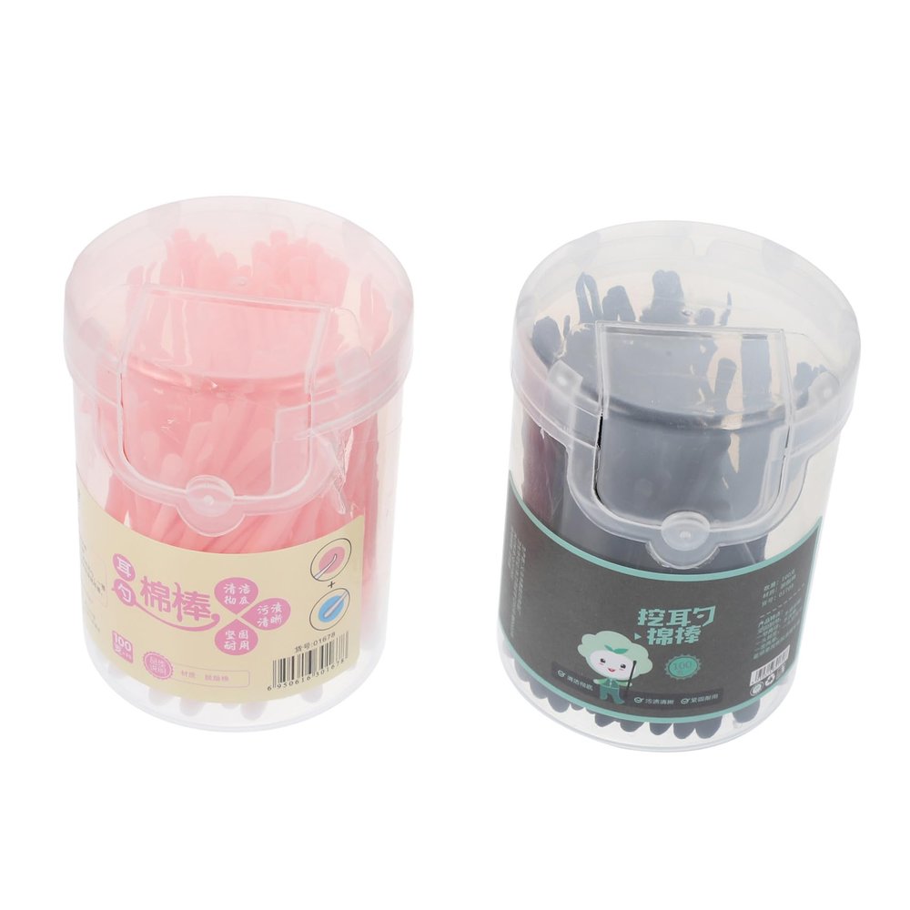 200pcs Ear Wax Removal Tools Assorted Swabs for Ear Cleaning Dual- Swabs for Makeup and Style