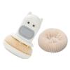 Cabilock 1set Pot Scrubber Ergonomic Cartoon Automatic Liquid Dispenser Cleaning Brush for Pots Pans and Dishes Cookware with Replaceable Scrubber view 1