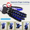 GAOXIAO Hand Function Rehabilitation Robotic Gloves Generations Hemiplegia, Finger and Both Hand Trainer Rehab Gloves, Stroke Patients Glove Training Recovery Equipment Orange plugin Right L view 3