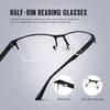 kunchu Reading Glasses Men Blue Light Blocking Half Frame Readers for Men Glasses(Black, 2.5X) view 4