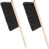 15 Pieces Wooden Bench Brushes Fireplace Brush Horse Hair Bench Brush Soft Bristles view 1