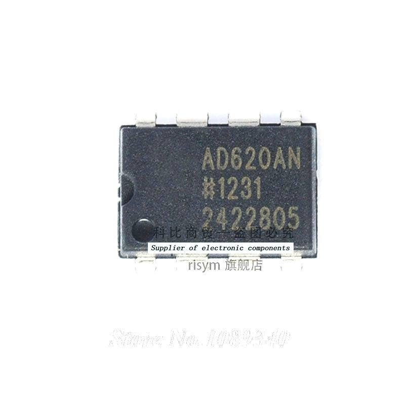10PCS AD620AN AD620 DIP8 Low Instrumentation