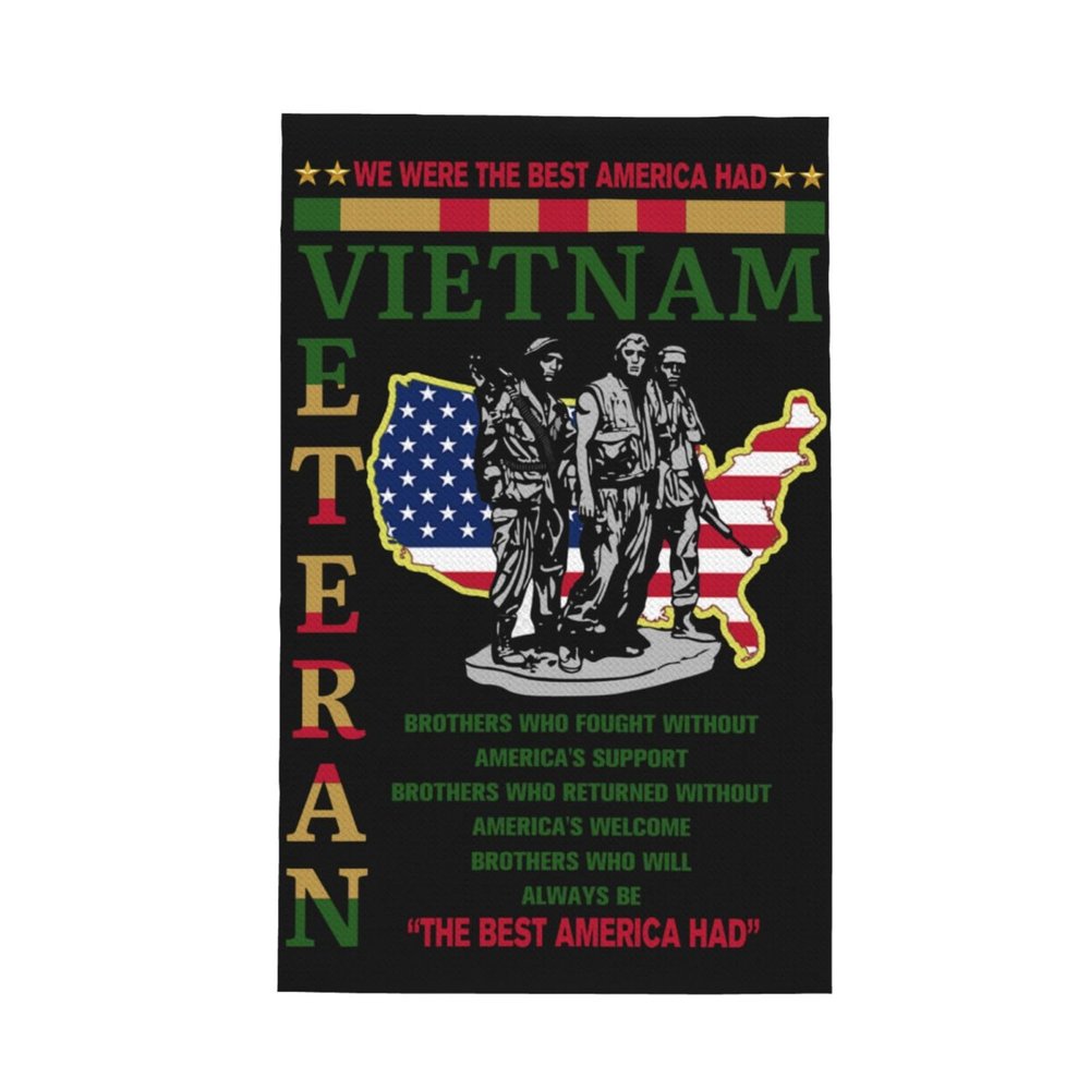 National Vietnam War Veterans Day The Best America Had Premium Waffle Kitchen Towel Absorbent, Durable & Stylish Dish Towels for Drying Dishes Quick Drying Kitchen Towels Dish Rags 26 X 16 Inches