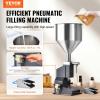 Pneumatic Paste Liquid Filling Machine, 5-50ml Bottle Filler, Bottle Filling Machine, Stainless Steel Liquid Filler with Pedal for Milk Water Juice Essential Oil Shampoo Cosmetic Honey Lotion view 2