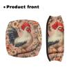 Hechitok Chicken Floral Rollator Seat Cover Rollator Walker Accessories Cover Soft Walkers for Seniors with Seat Covers Universal Cover view 2