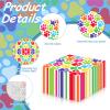 20Pcs Dog Paw Party Napkins,Rainbow Paw Print Dog Napkins Serviettes Tissue for Kids Puppy Dog Themed Birthday Party Supplies,Kids Girls Boys Birthday Party Decorations view 3