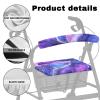 Hechitok Purple Marble Rollator Walker Seat Covers - Universal Fit, Washable, Dust Proof, Soft & Comfortable Covers for Seniors, Designer Walker Accessories with Gift Option view 4