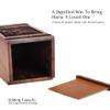 MUKTIVE 10 Inch Black Airplane Large Wooden Handmade Burial Urns for Human Ashes Adult Female - Memorial Urn for Ashes for Women - Pack of 1 with 180 Cubic Inches view 3