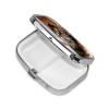 Pill Box Small Pill Case 2 Compartment Cute Medicine Organizer Cat Under Blanket Travel Pillbox Portable Pill Container Holder Vitamin Organizer to Hold Fish Oils Supplements view 3
