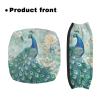Hechitok Peacock Floral Rollator Walker Seat & Backrest Covers - Removable, Washable, Universal Fit for Seniors, Soft Fabric Walker Accessories view 2