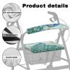 Hechitok Peacock Floral Rollator Walker Seat & Backrest Covers - Removable, Washable, Universal Fit for Seniors, Soft Fabric Walker Accessories view 4