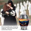 Cowboy Large Urns for Human Ashes Adult Man, Cremation Urn Human Ashes, Urn for Ashes Adult Male, Urns for Women Human Ashes(Size - 3inch, 4 Pcs) view 4