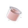 1 Piece Denture Case Box 2 Layers Denture Bath Box Case Round Dental Box Case False Teeth Storage Case Box Denture Cup with Basket Net Container Holder, Pink view 2
