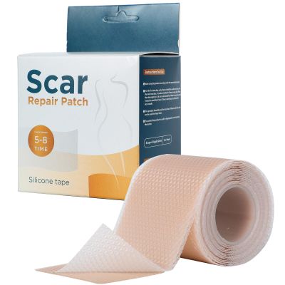 Silicone Scar Sheets For Face Wrinkles, Scars- Reusable Scar Removal Strips, Scar Tape