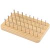 36-Hole Hand Therapy Wooden Pegboard with 3 Sizes of Metal Pegs, Fine Motor Skills Training Board for Hand-Eye Coordination and Finger Dexterity view 2
