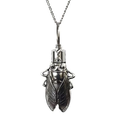 Cicadas Cremation Locket, Perfume Vial, Ashes Locket, Cicadas Cremation Locket, Ashes Locket, Memorial Locket, Cicadas Memorial Locket