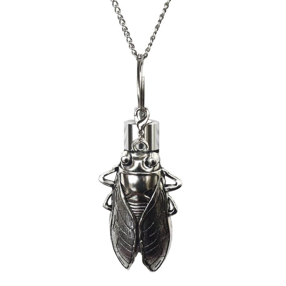 Cicadas Cremation Locket, Perfume Vial, Ashes Locket, Cicadas Cremation Locket, Ashes Locket, Memorial Locket, Cicadas Memorial Locket