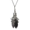 Cicadas Cremation Locket, Perfume Vial, Ashes Locket, Cicadas Cremation Locket, Ashes Locket, Memorial Locket, Cicadas Memorial Locket view 1