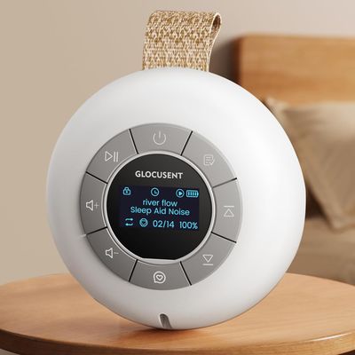 Glocusent Portable White Noise Machine, 62 Soothing Sounds